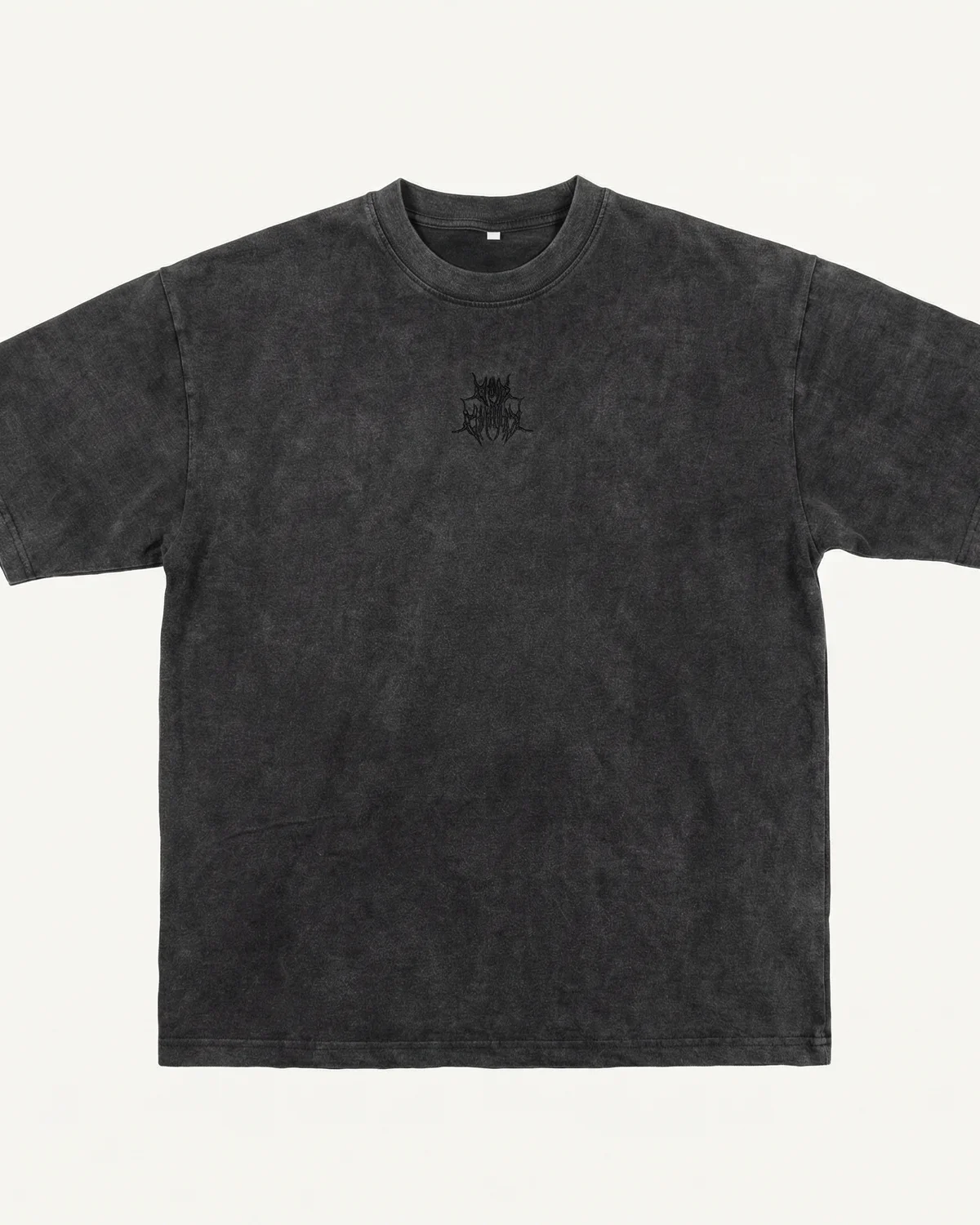 The same t-shirt as a clean catalog visual after VISUAILS